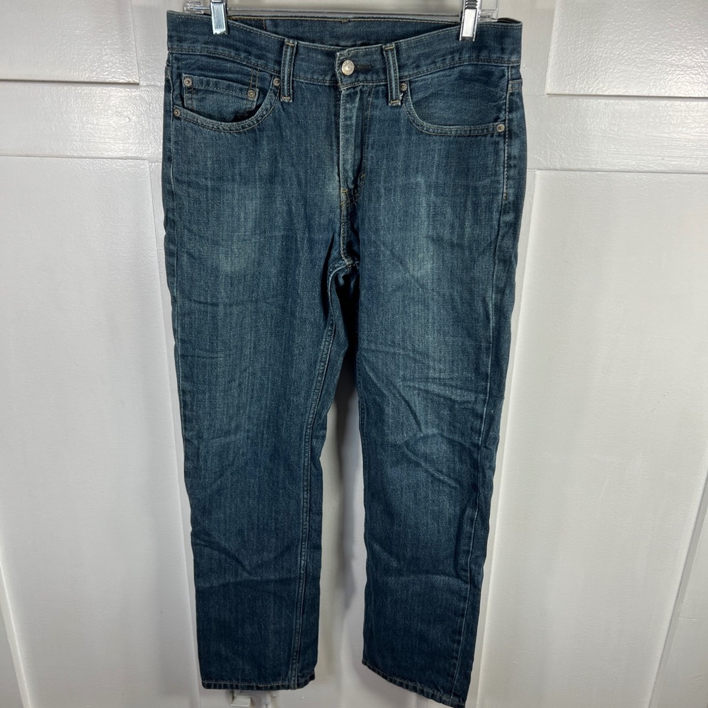 Levis 514 Straight Fit Jeans Mens 31x32 Blue Cotton Denim 00514-4010